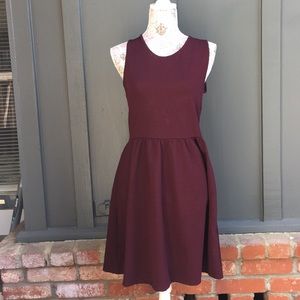 Cotton On Burgundy/Maroon Dress